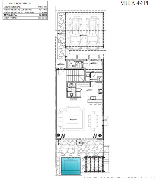 Floor Plan Puerto Bahia Villa Montana 49